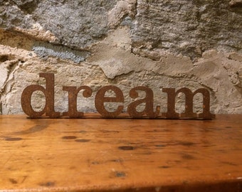 12 inch "dream" sign