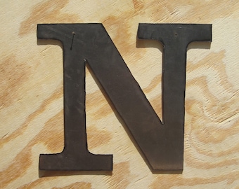 Metal letter "N"