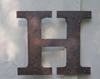 Metal letter "H"