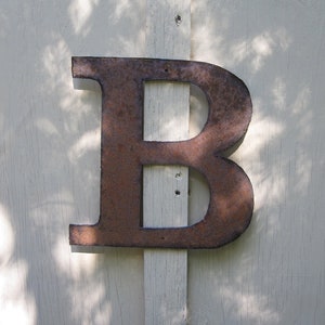 Metal letter B image 1