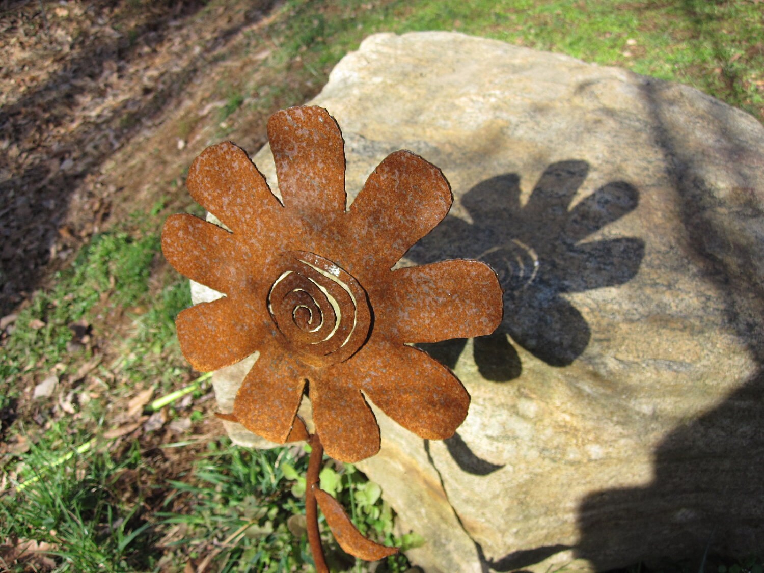 Handmade Metal Garden Flower Yard Art. Etsy
