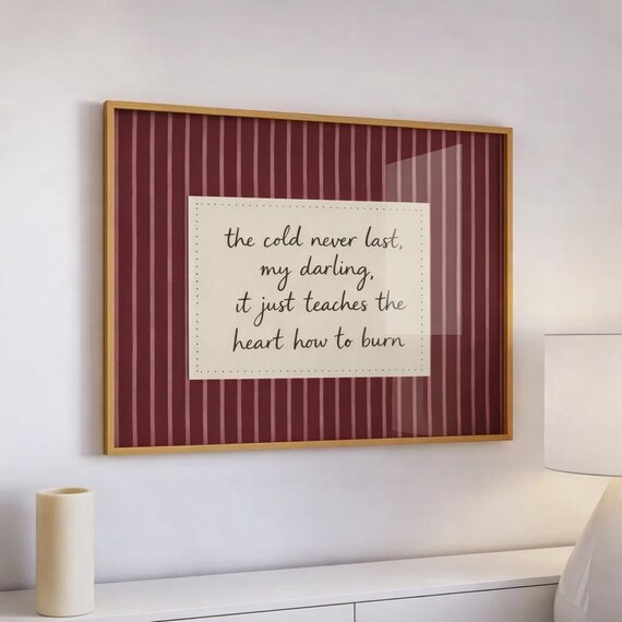 Click Clack Symphony Print, Raye Lyric Wall Art, Digital Download