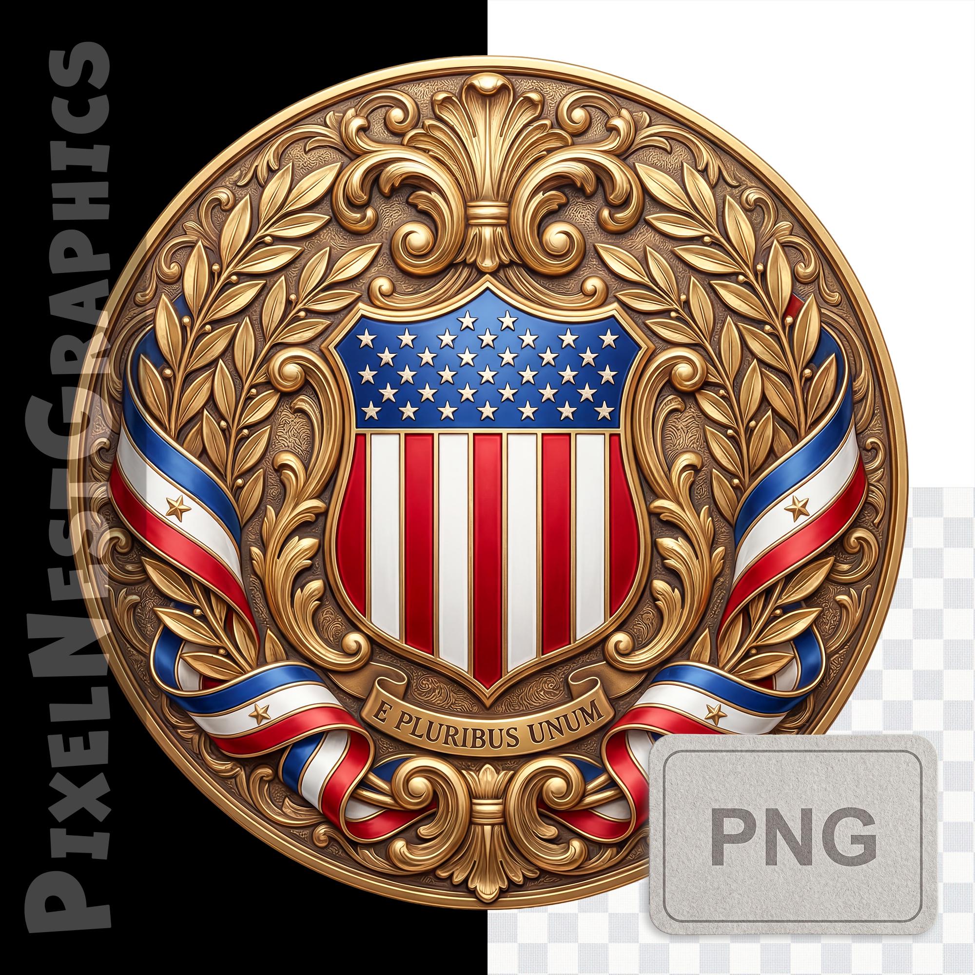 E pluribus unum coin - Etsy 日本