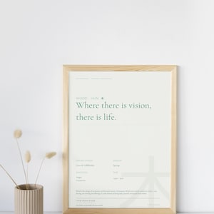 Lámina con el elemento madera de la Medicina Tradicional China – Póster de bienestar de la Medicina China (Descarga digital)