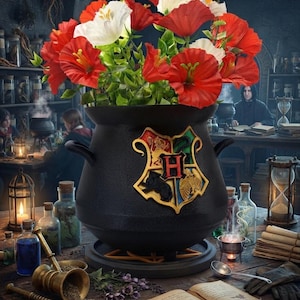 Hogwarts Cauldron Pot Planter
