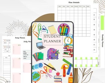 Studenten-Plan | Akademischer Organizer (täglich, wöchentlich, monatlich)