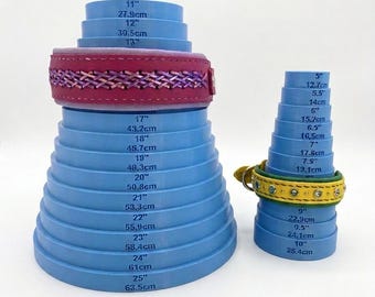 Collars measuring tower - mandrel for inner circumference sizing of dogs/cats collars.