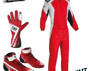 OMP ELITE Professional Go Kart-racepak en complete kartkit – premiumkwaliteit