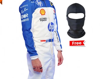 Elite kartingpak digitaal bedrukt racepak voor kinderen en volwassenen met gratis bivakmuts