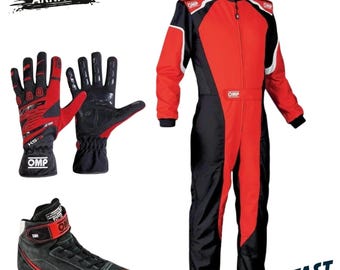 Complete ELITE OMP-skelterraceset: pak, handschoenen en schoenen voor kampioenen