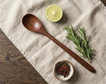 Set 2 Spatole In Legno Da Cucina 30.5 Cm - Utensili Naturali Per