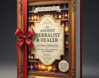 The Ancient Herbalist & Healer Natural Remedies. 4 Books in 1 The Mega Apothecary Encyclopedia: 500+ Remedies for Daily Wellness, Beauty,