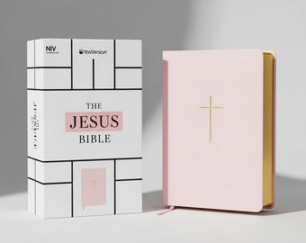 Die Jesus Bibel, NIV Edition, Lederweich über Karton, rosa, Comfort Print: Sixty-Six Bücher. Eine Geschichte. Alles über einen Namen