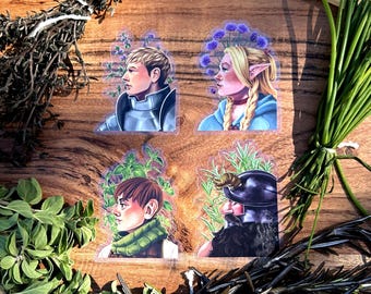 Dungeon Meshi Herbal Stickers