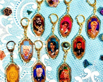 Vox Machina Portrait Charms