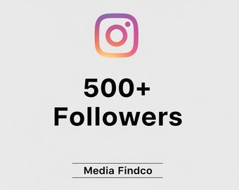 Servicio de marketing para el crecimiento de cuentas de Instagram (500 seguidores)