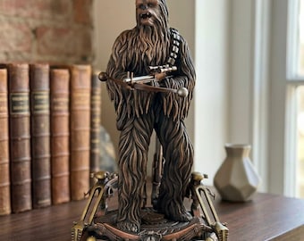 Chewbacca Sculpture Star Wars STL File – Chewbacca Sculpture 3D Print Model – Resin Star Wars Figure STL – Digital Download