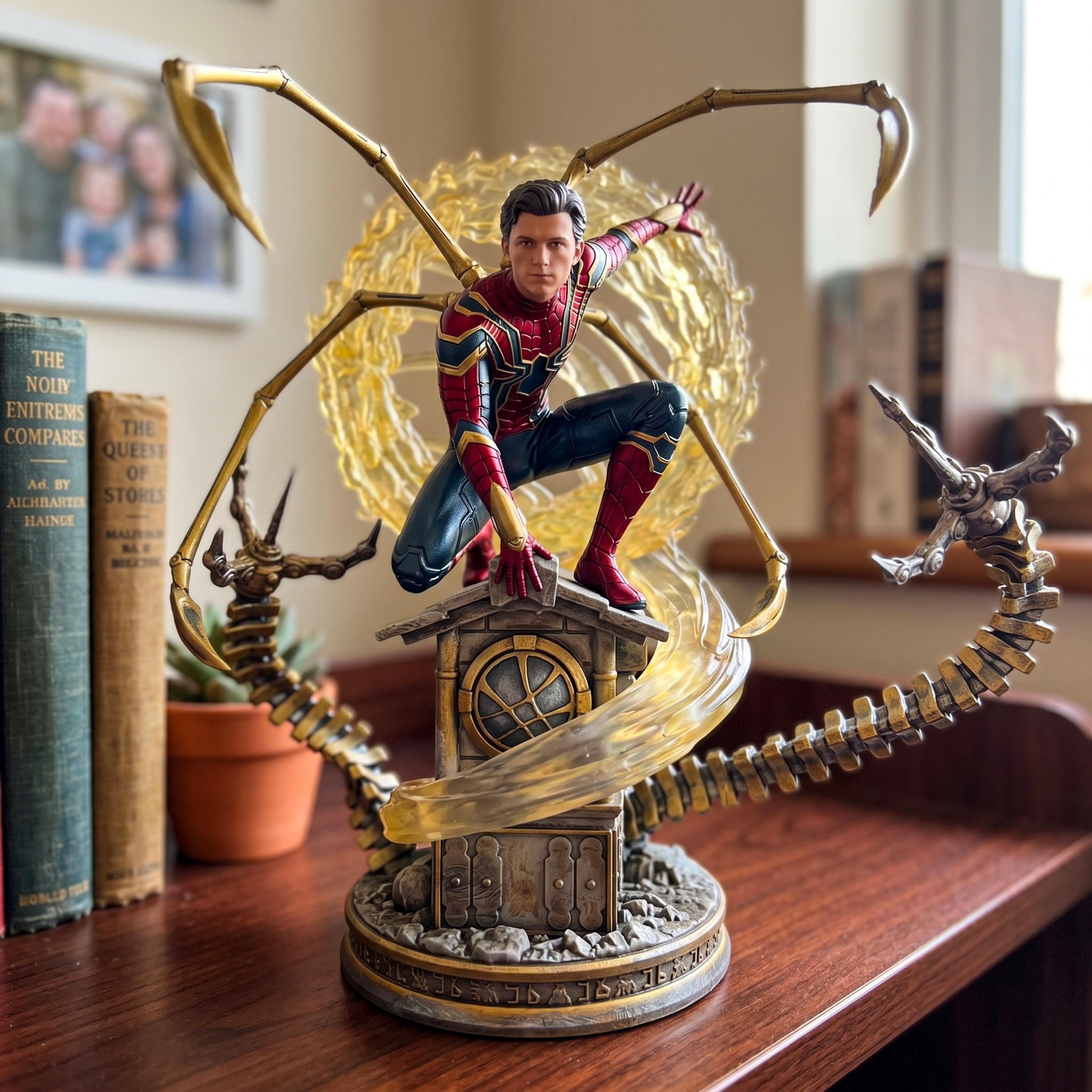 Classic Spiderman STL File, Iron Spider Suit 3D Print Model, Superhero ...