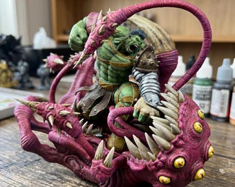 Planet Hulk vs Alien Beast STL File – Marvel Hulk 3D Print Model – Resin Figure STL – Digital Download