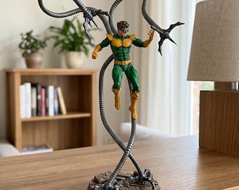 Doctor Octopus STL File – Marvel Villain 3D Print Model – Resin Figure STL – Digital Download