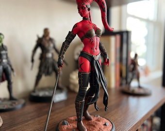 Darth Talon STL File – Star Wars Sith 3D Print Model – Resin Figure STL – Digital Download