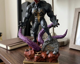 Venom Tomb STL File, Venom 3D Print Model, Marvel Symbiote Figure STL, Resin Statue Digital Download