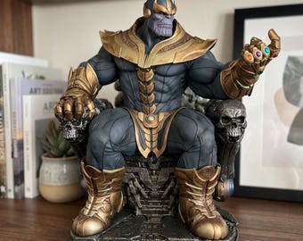 Thanos STL File – Marvel Supervillain 3D Print Model – Resin Figure STL – Digital Download