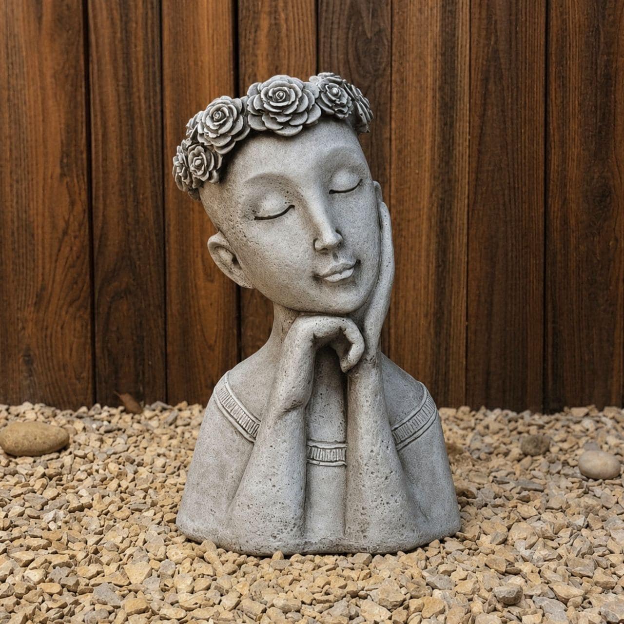 石の顔の置物 - Etsy 日本