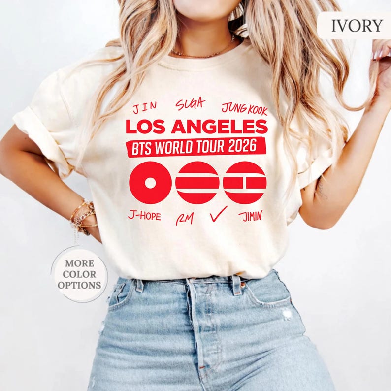 Personalized BTS World Tour 2026 Two-sided Unisex Shirt,bts Concert ...