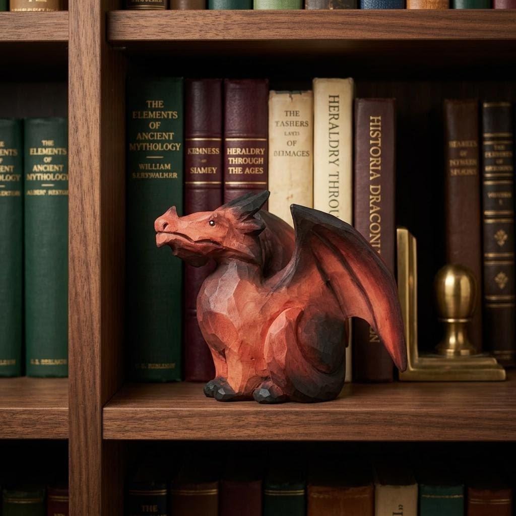 Wooden dragon - Etsy 日本
