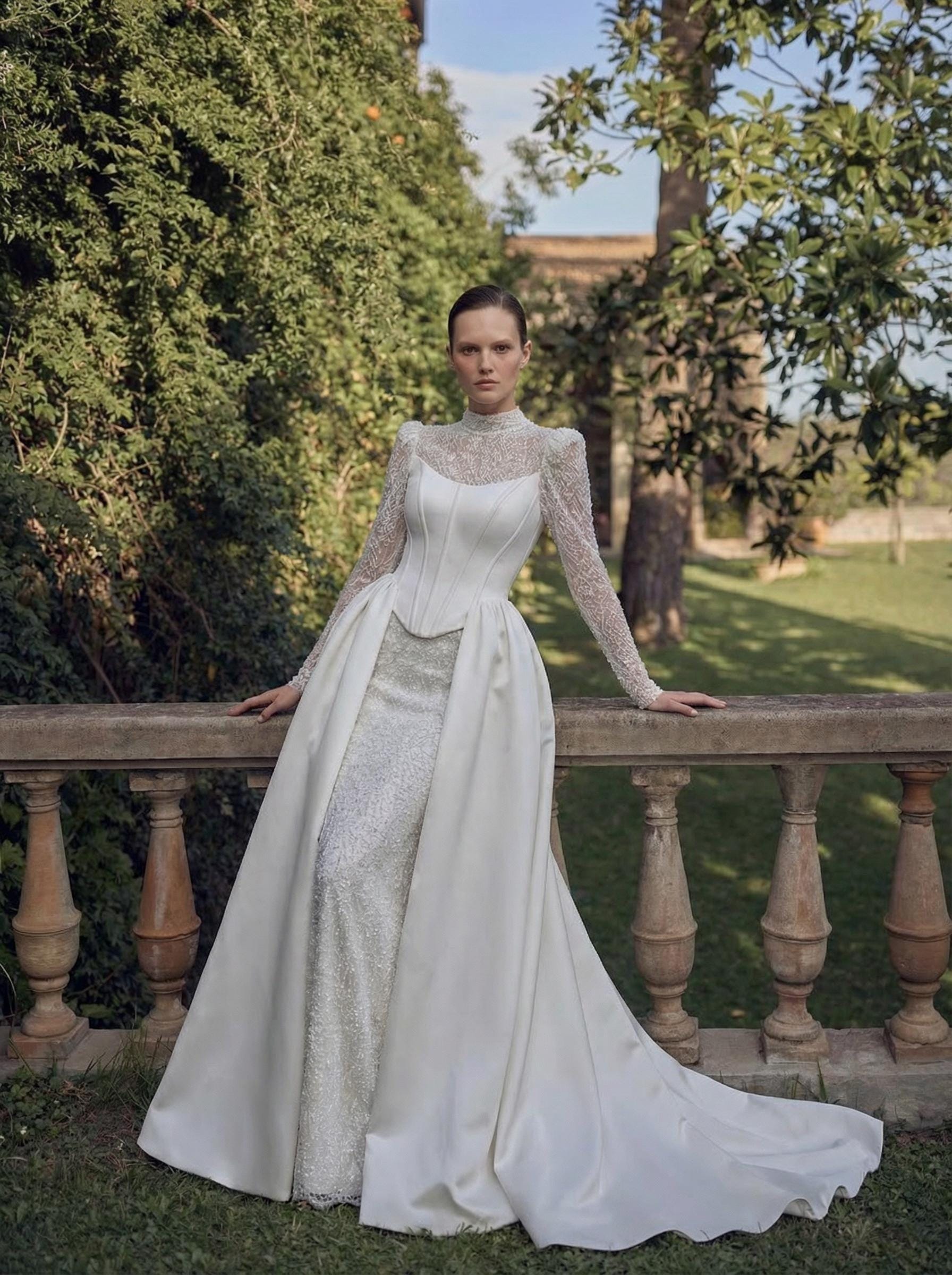 Mermaid Wedding Dress With Detachable Skirt - Etsy