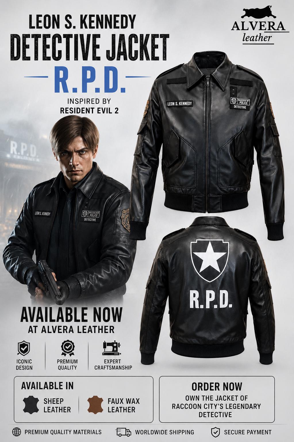 Raccoon City Police Jacket - Etsy