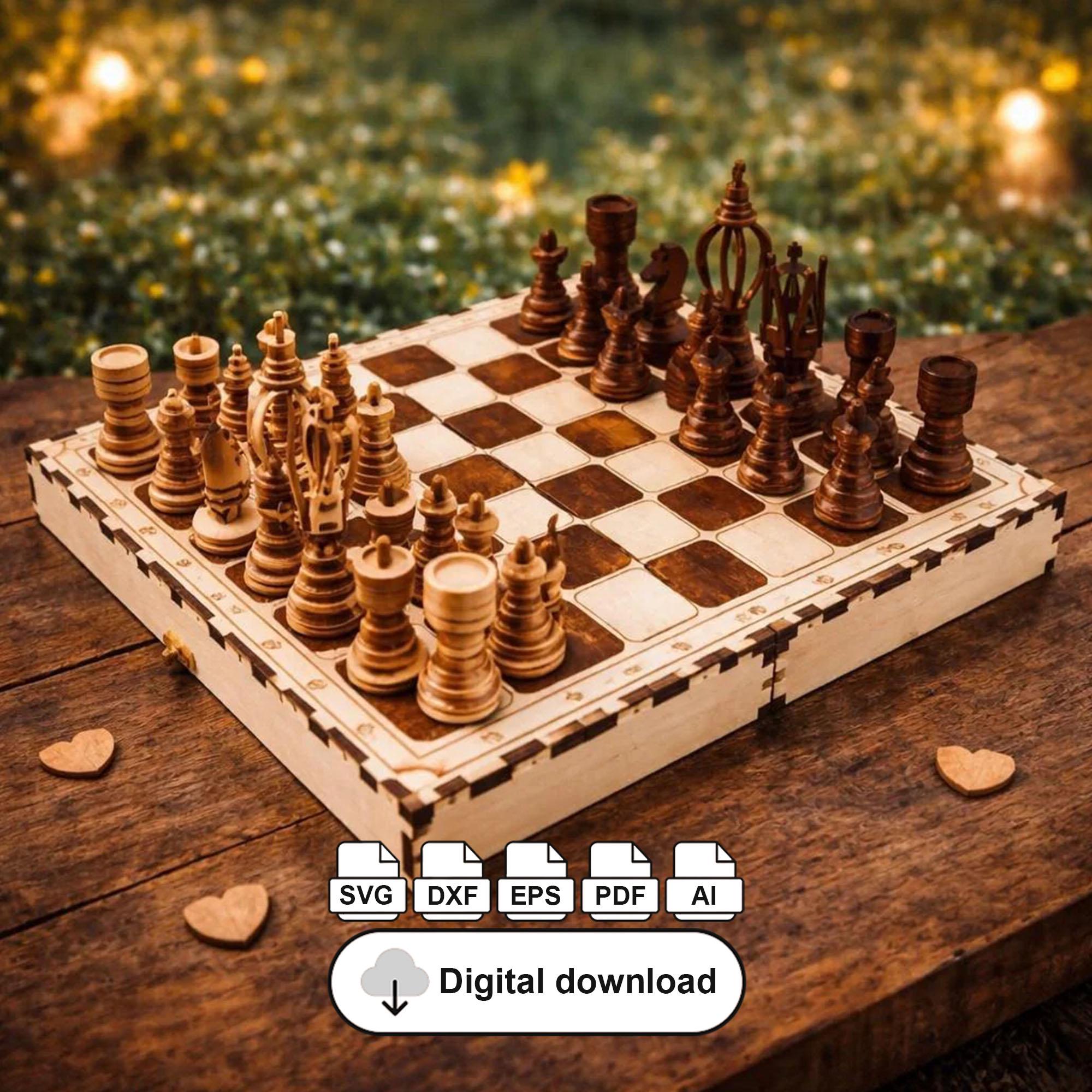 Modern chess set - Etsy 日本