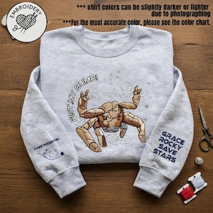T-shirt brodé « Poing sur mon ventre », T-shirt « J'avais du potentiel » (projet Hail Mary), T-shirt « Grace Rocky sauve les étoiles », T-shirt humoristique « Rocky Alien » (film).