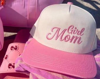 Gorra de camionero bordada para mamá niña, regalos del Día de la Madre de parte de su hija, regalo para mamá primeriza, gorra para mamá de niñas, regalo de cumpleaños personalizado para mamá.