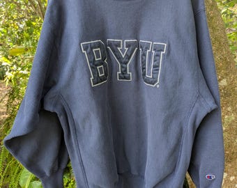Sudadera Champion Reverse Weave vintage de los años 80 y 90 de BYU