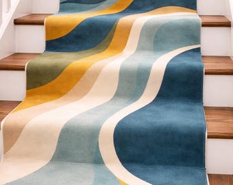 Large Round Abstract Rug, Modern Wool Area Rug, Organic Pattern Designer Carpet, Hand Tufted Luxury Living Room Rug, Statement Round Rug