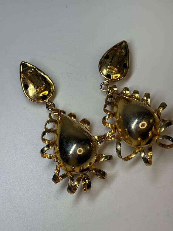 Large Dangle Drop Earrings - image 9