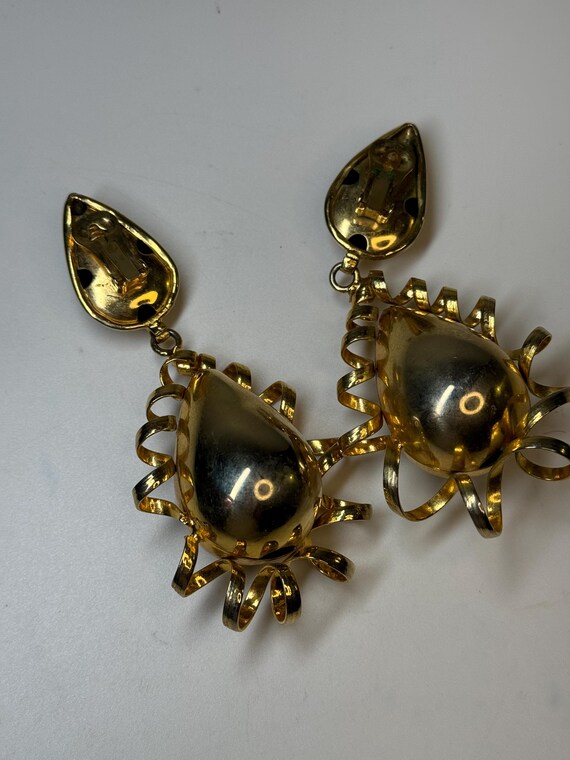 Large Dangle Drop Earrings - image 8