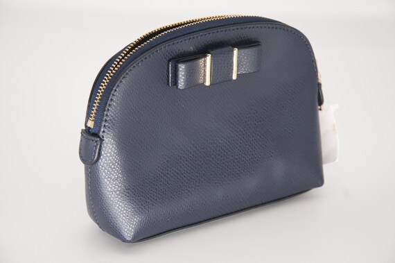 coach leather cosmetic bag