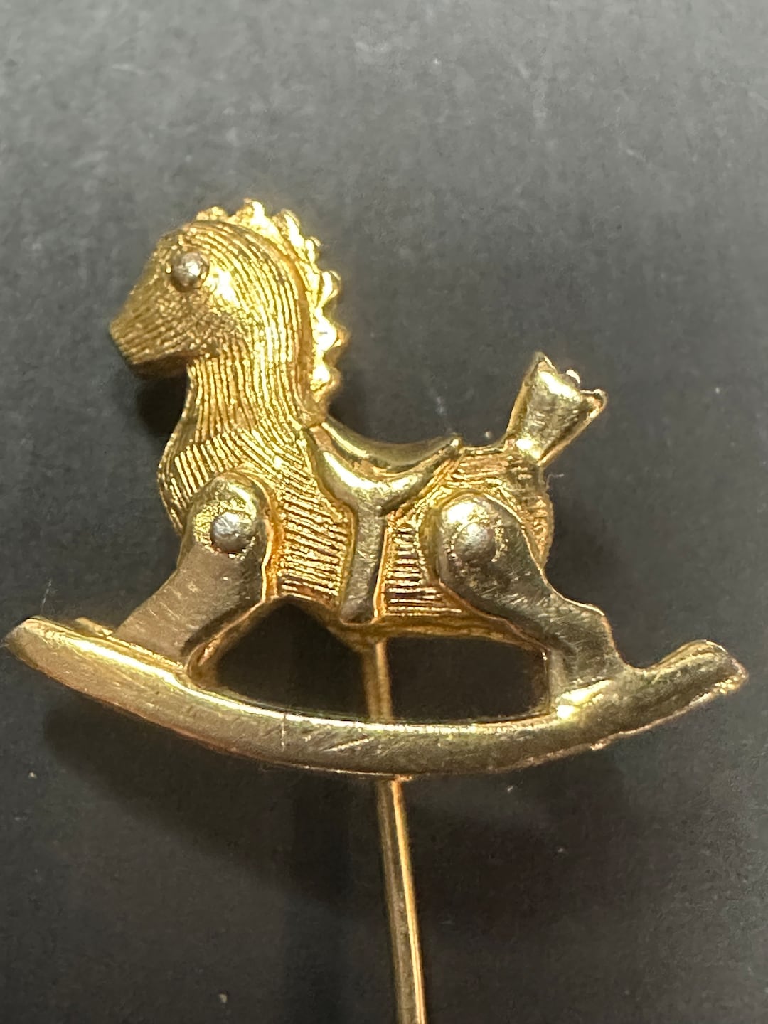 Trifari Crown Rocking Horse Stick Pin Etsy