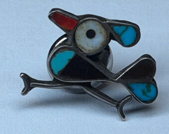 Turquoise Thunderbird Tie Tack
