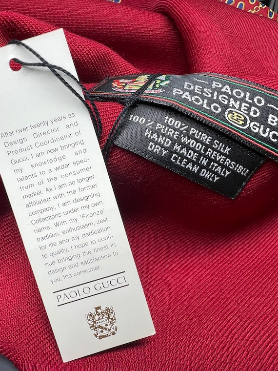Paolo Gucci Wool Silk Long Scarf - Etsy 日本