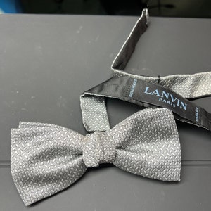 Lanvin Silk Bow Tie