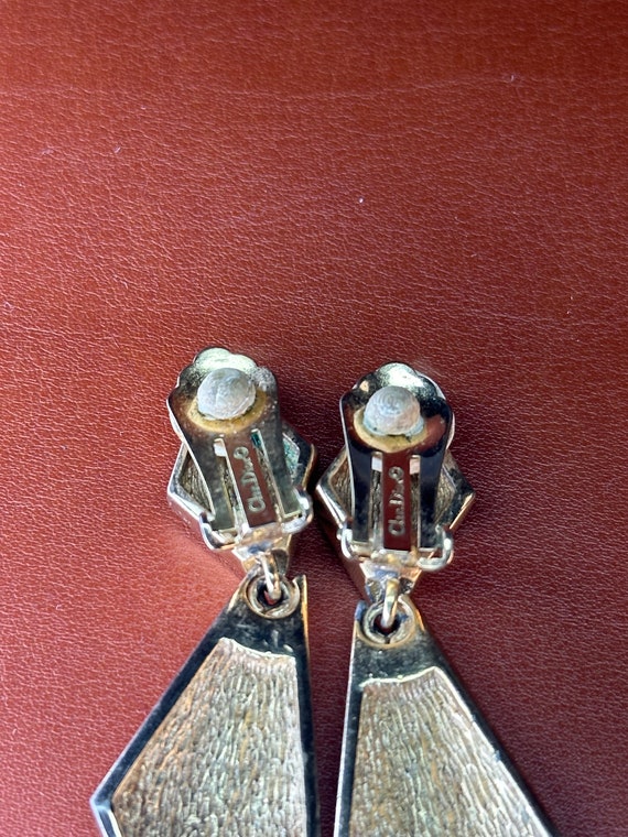 Christian Dior Clip On Earrings - image 7