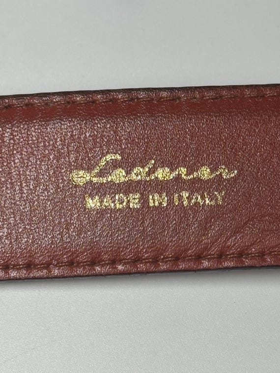 Lederer Initial Leather Belt View 5