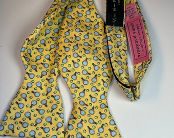 Tennis Silk Bow Tie