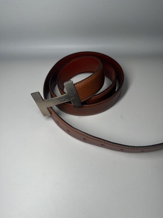 Lederer Initial Leather Belt View 4