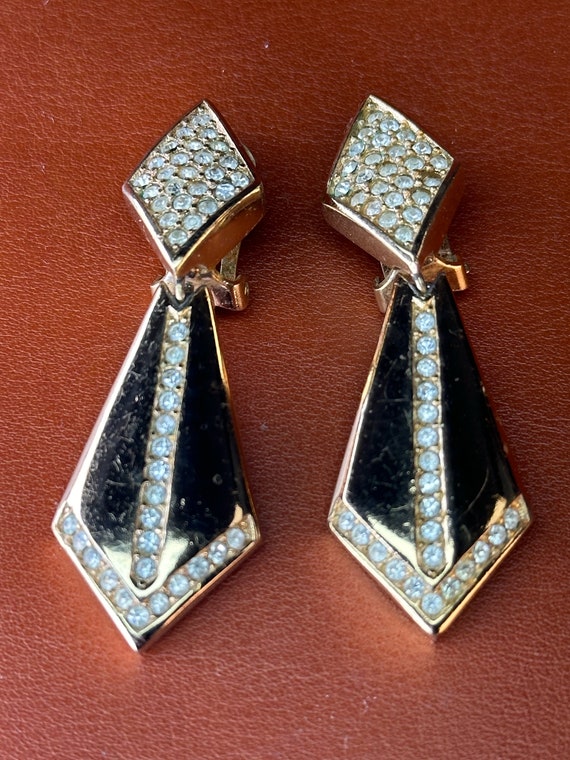 Christian Dior Clip On Earrings - image 1