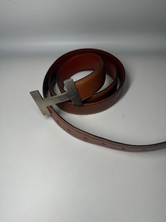 Lederer Initial Leather Belt View 3
